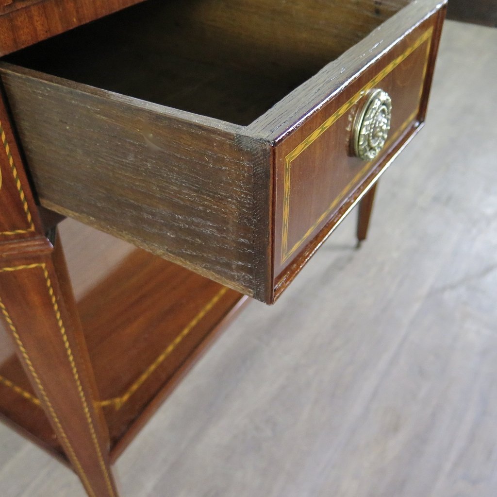 Klapptisch Mini-Sekretär Empire 1810 Mahagoni