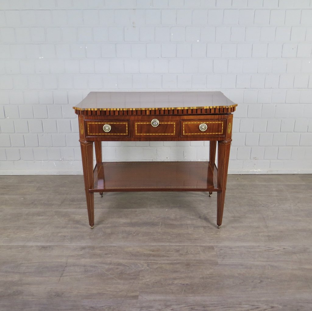 Klapptisch Mini-Sekretär Empire 1810 Mahagoni