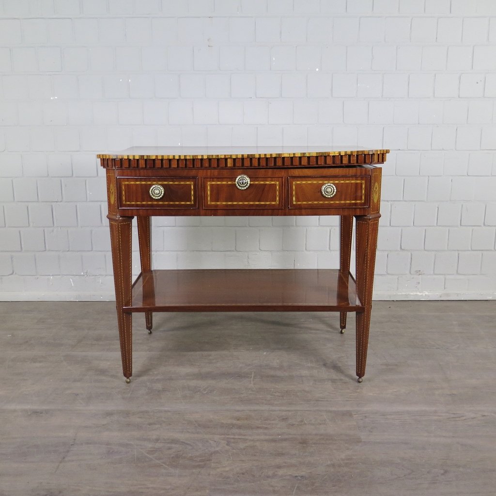 Klapptisch Mini-Sekretär Empire 1810 Mahagoni