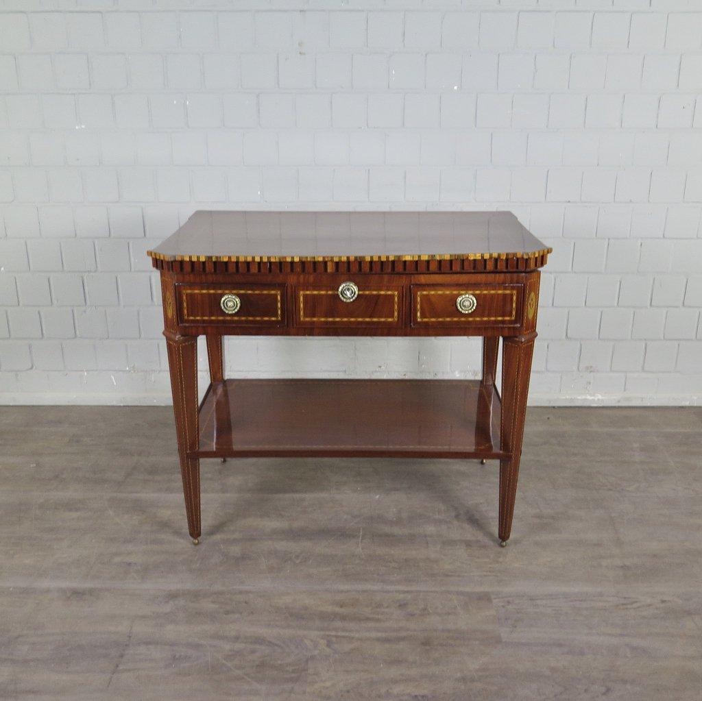 Klapptisch Mini-Sekretär Empire 1810 Mahagoni