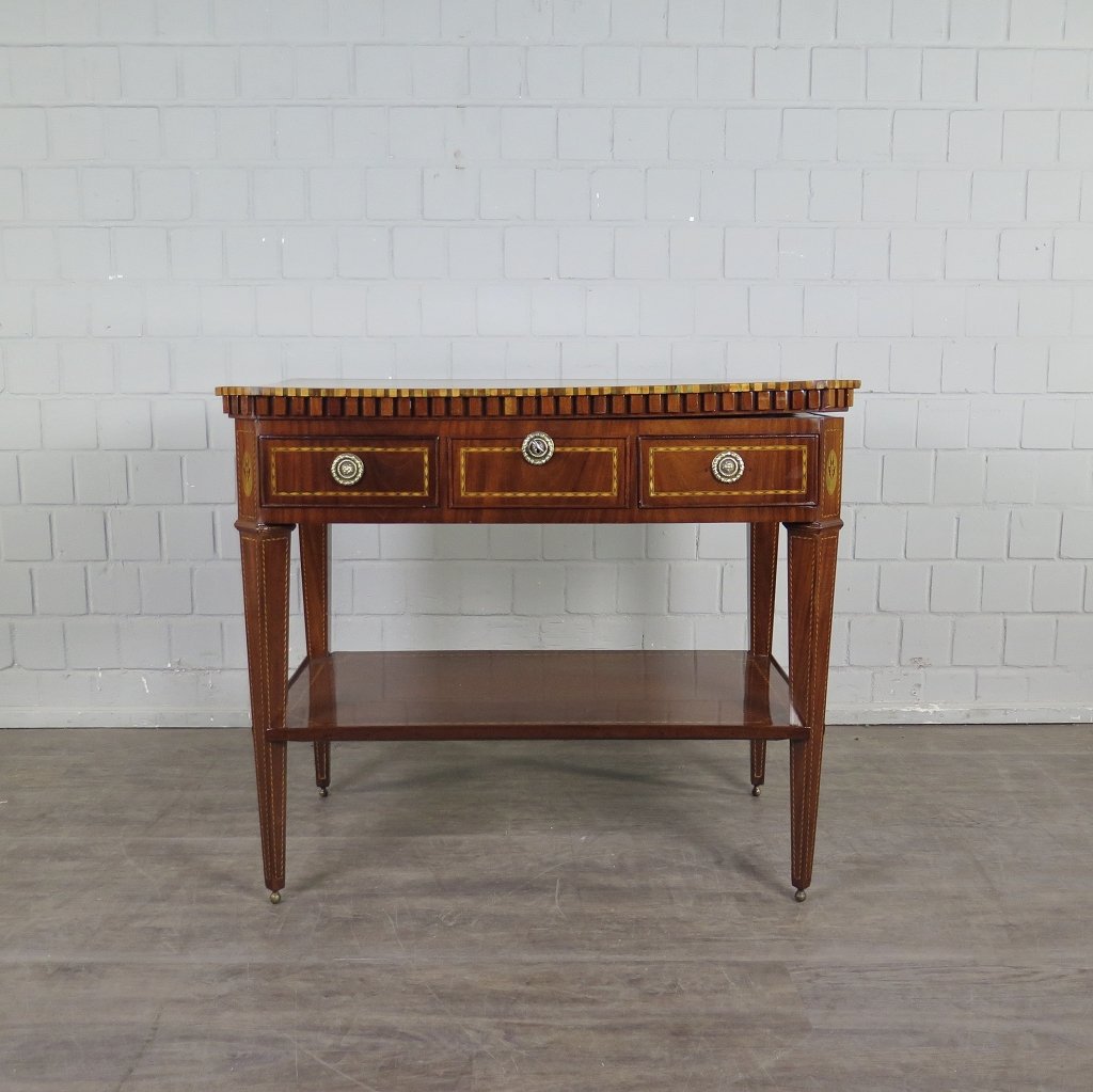 Klapptisch Mini-Sekretär Empire 1810 Mahagoni