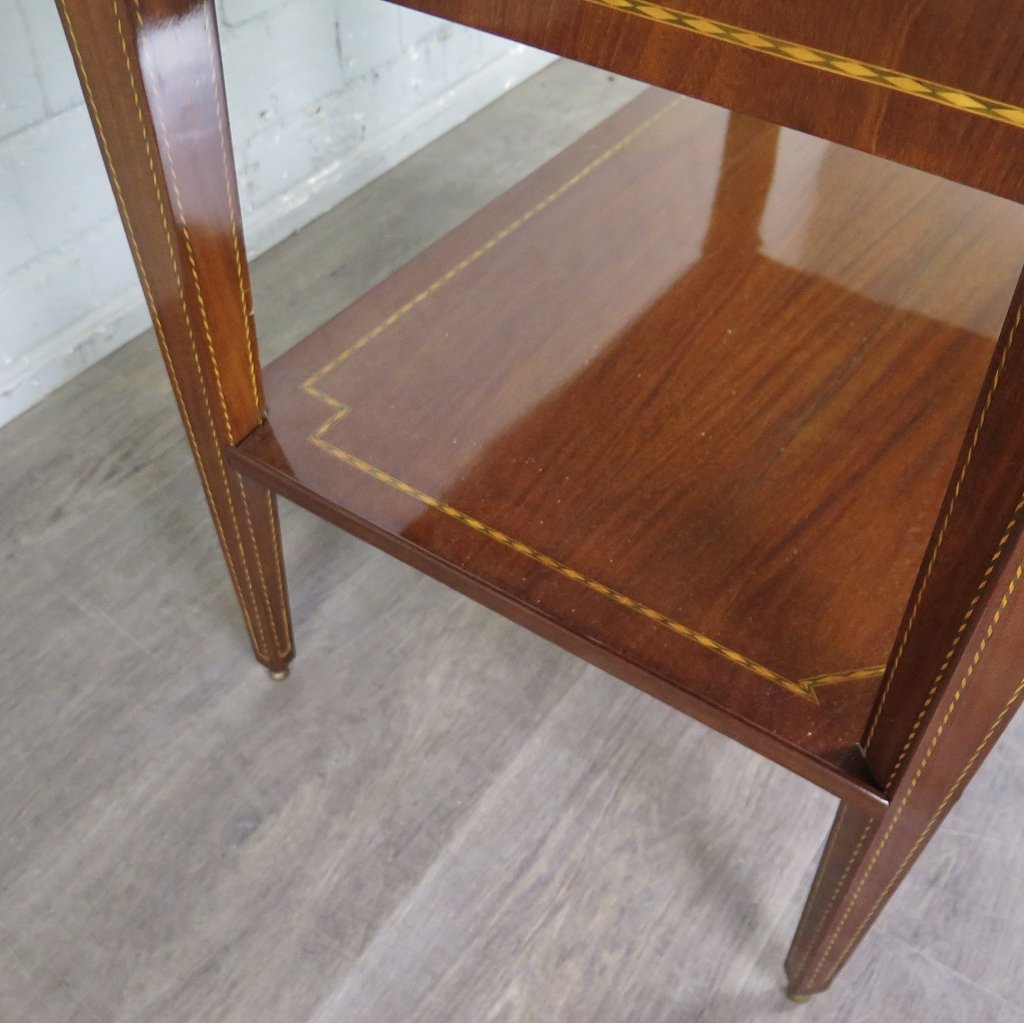 Klapptisch Mini-Sekretär Empire 1810 Mahagoni