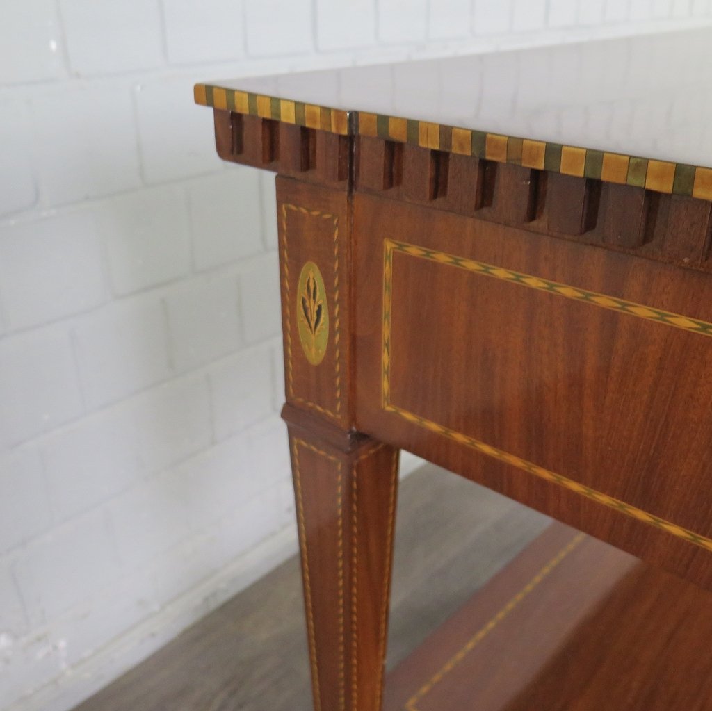 Klapptisch Mini-Sekretär Empire 1810 Mahagoni
