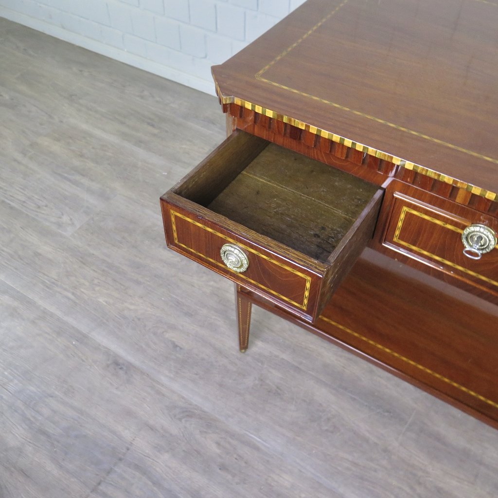Klapptisch Mini-Sekretär Empire 1810 Mahagoni