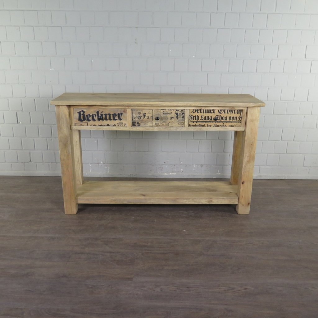 Sideboard Wandtisch Mangoholz 1,52 m