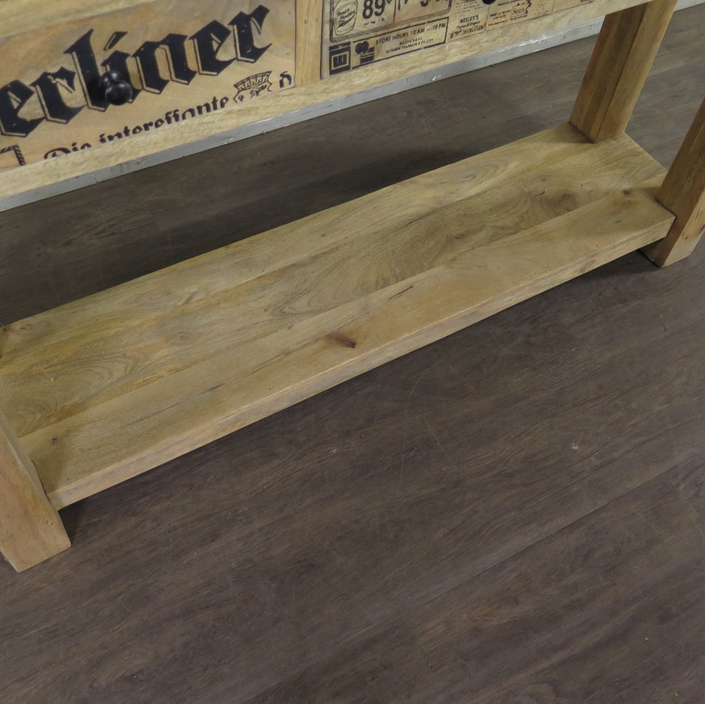 Sideboard Wandtisch Mangoholz 1,52 m