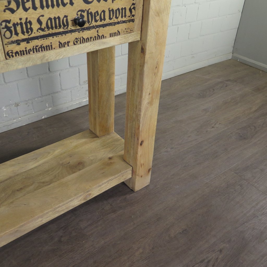 Sideboard Wandtisch Mangoholz 1,52 m