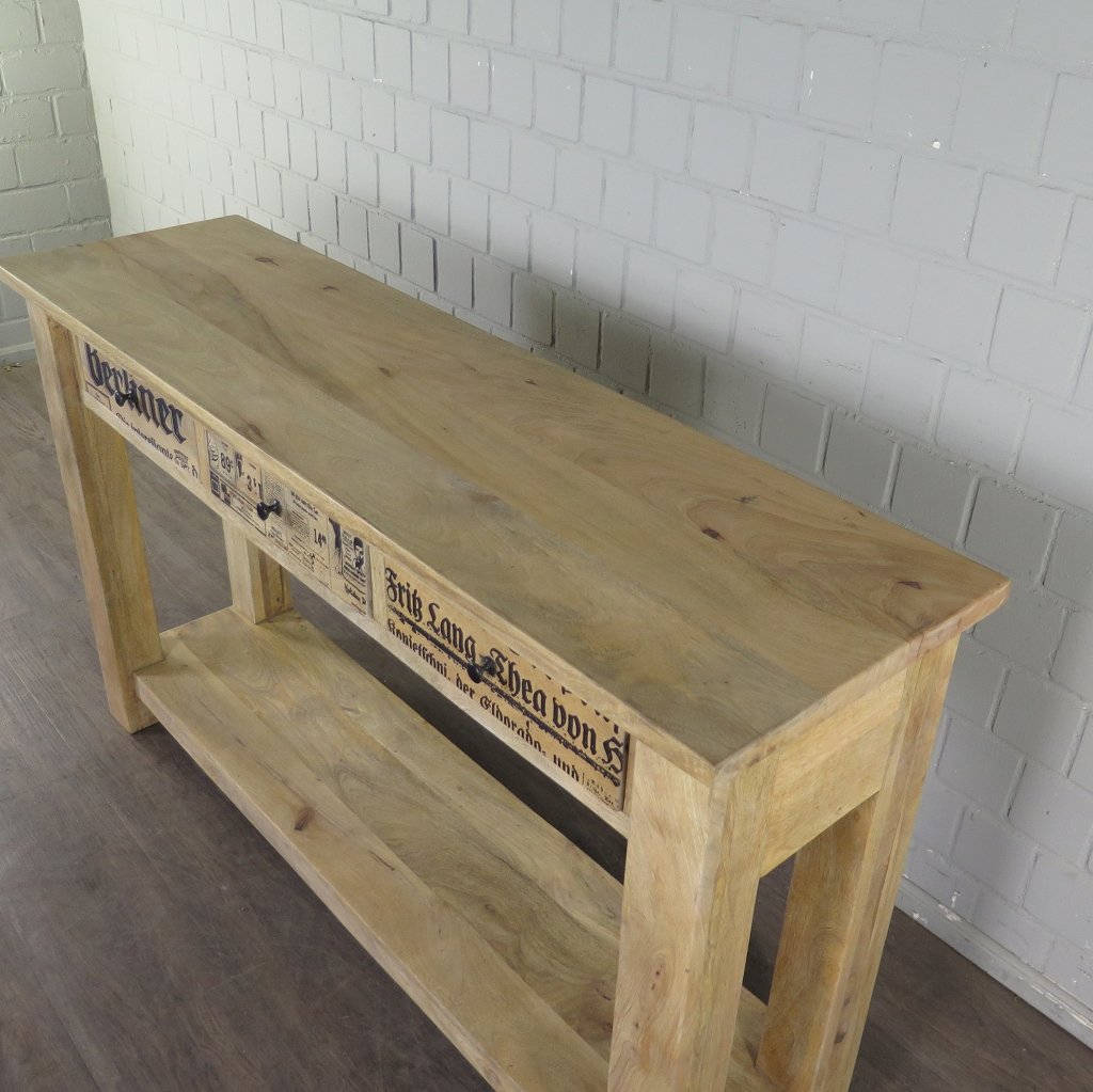 Sideboard Wandtisch Mangoholz 1,52 m