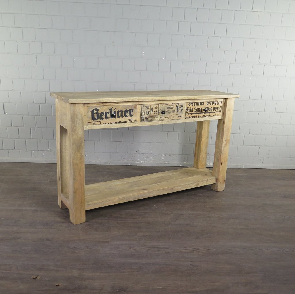 Sideboard Wandtisch Mangoholz 1,52 m