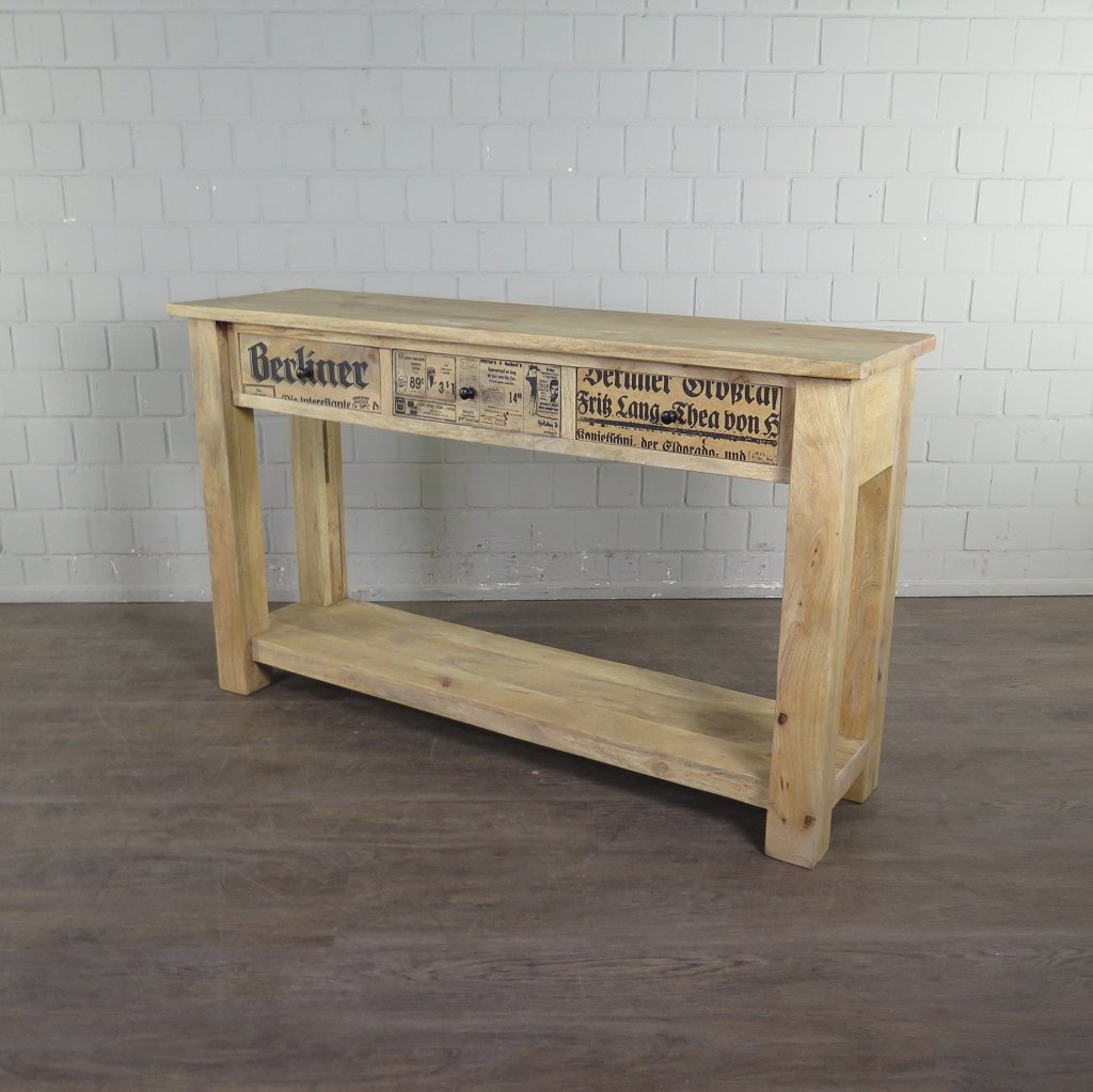 Sideboard Wandtisch Mangoholz 1,52 m