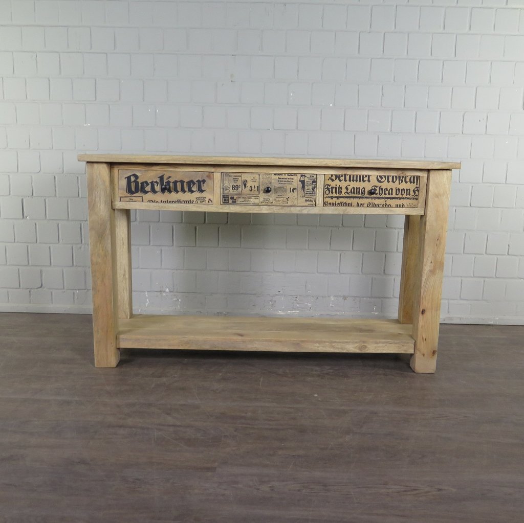Sideboard Wandtisch Mangoholz 1,52 m