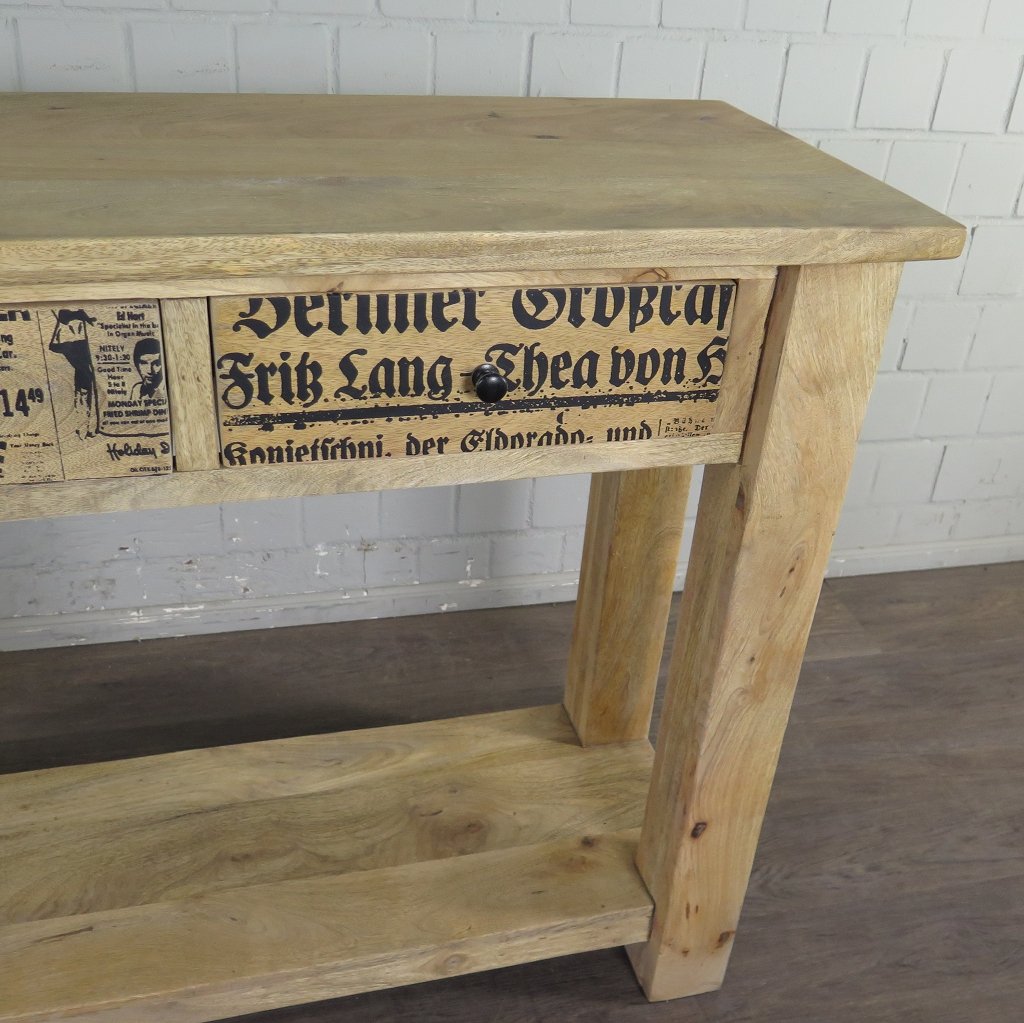 Sideboard Wandtisch Mangoholz 1,52 m