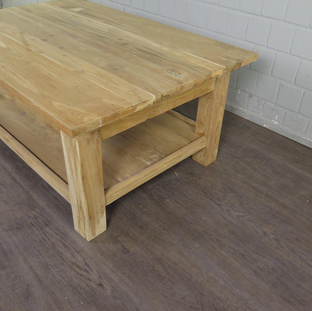 Couchtisch Wohnzimmertisch Teakholz 1,20 m x 0,80 m
