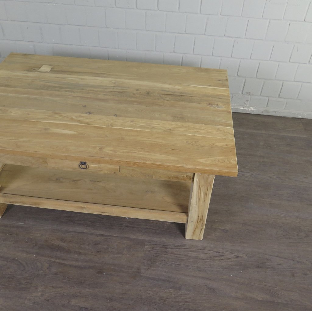 Couchtisch Wohnzimmertisch Teakholz 1,20 m x 0,80 m