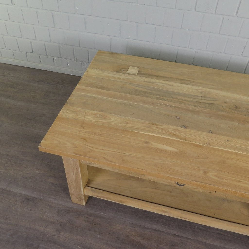 Couchtisch Wohnzimmertisch Teakholz 1,20 m x 0,80 m