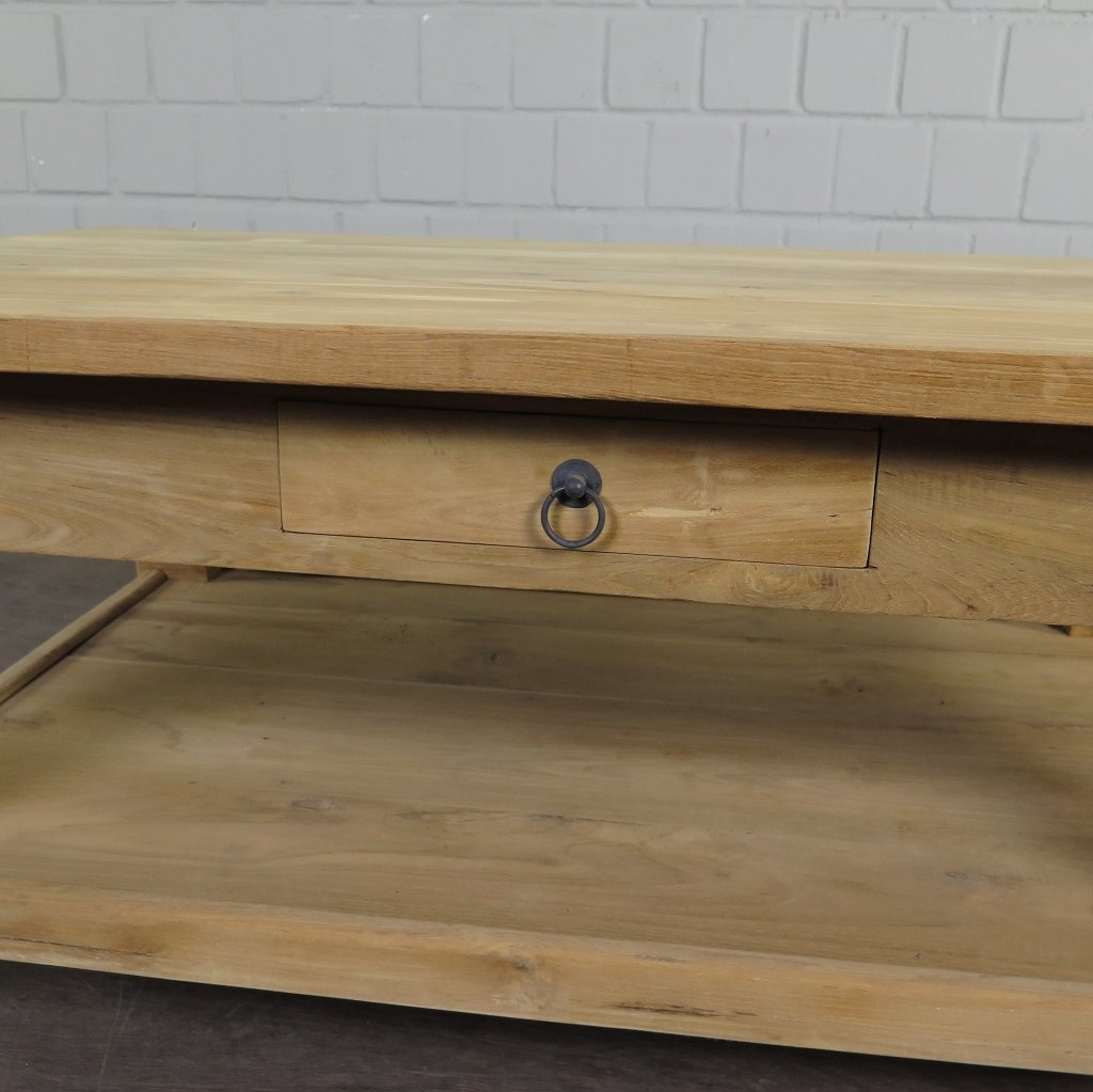 Couchtisch Wohnzimmertisch Teakholz 1,20 m x 0,80 m