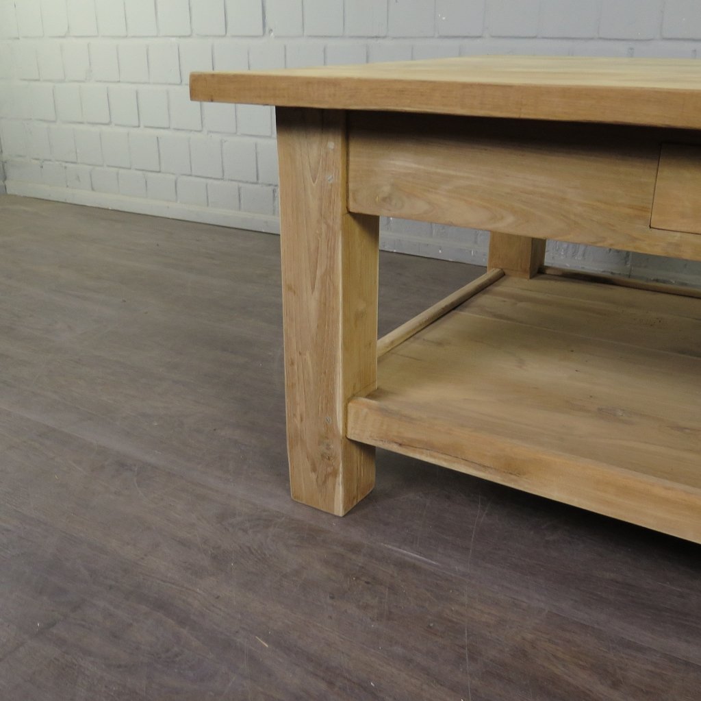 Couchtisch Wohnzimmertisch Teakholz 1,20 m x 0,80 m
