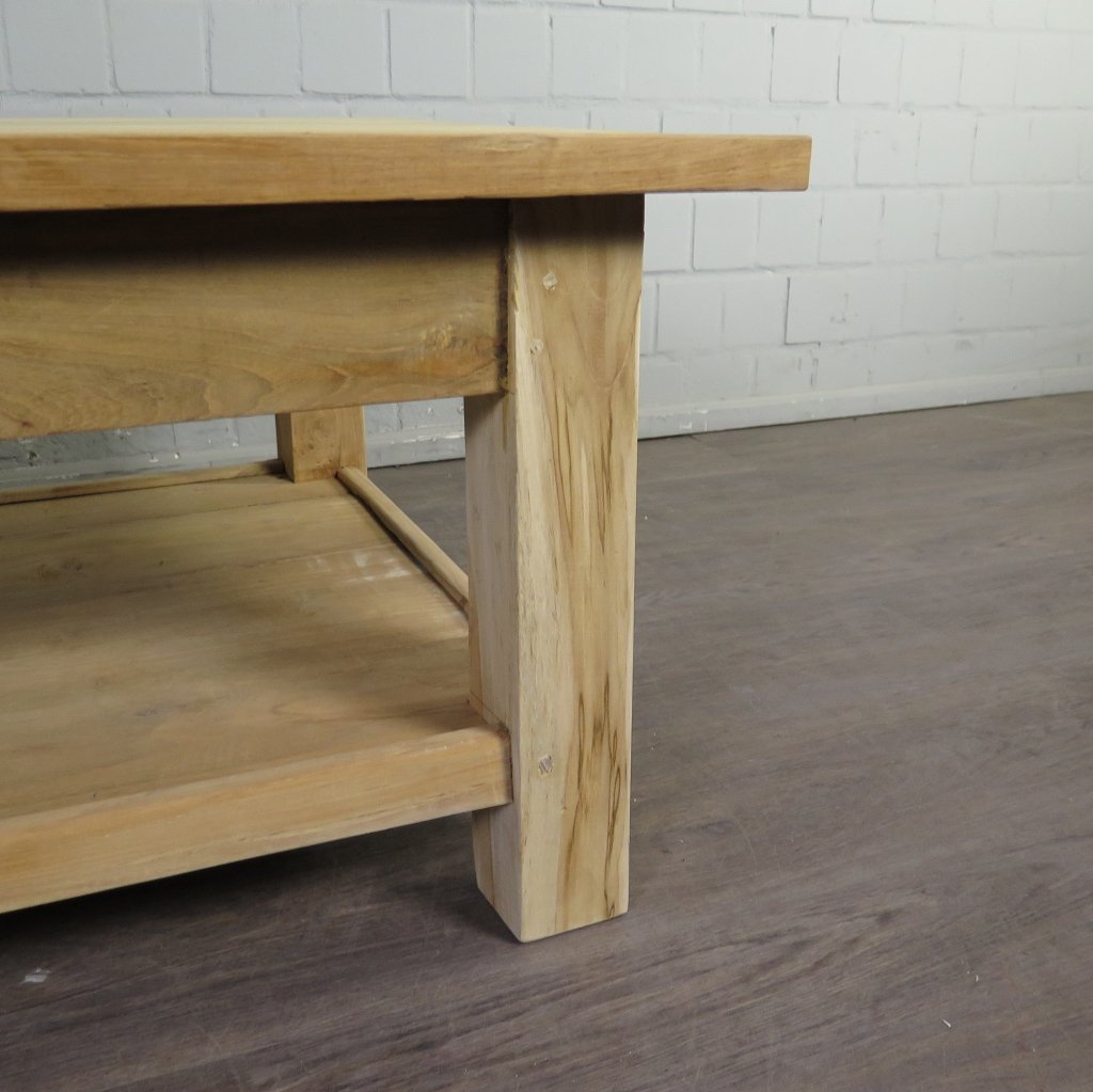 Couchtisch Wohnzimmertisch Teakholz 1,20 m x 0,80 m
