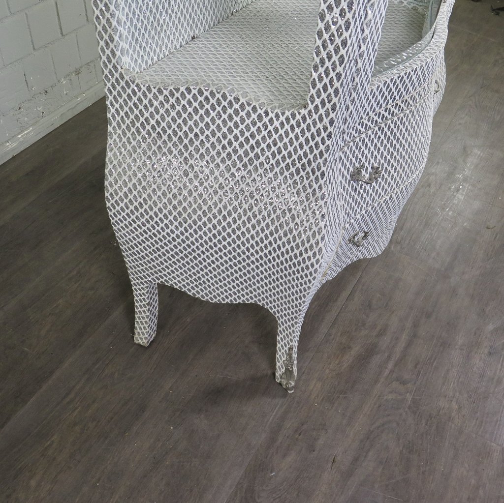 Vitrine Barockstil Silber 0,78 m