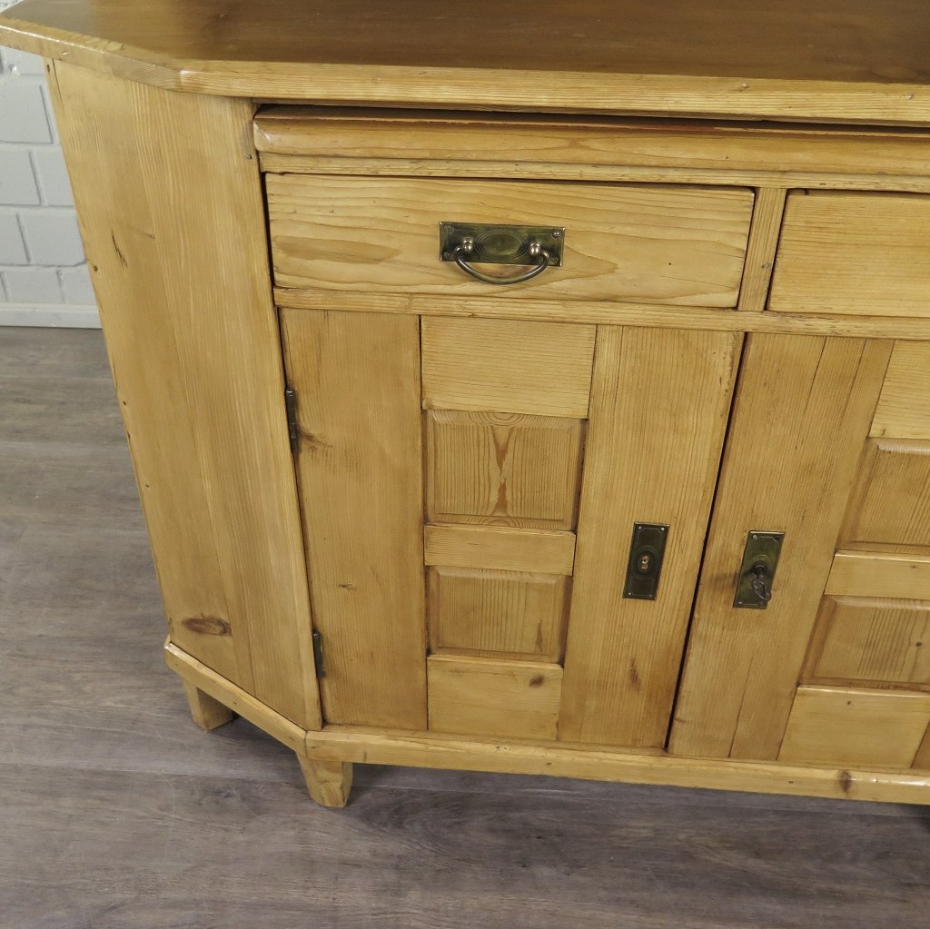Buffetschrank Schrank Jugendstil 1910 Kiefer