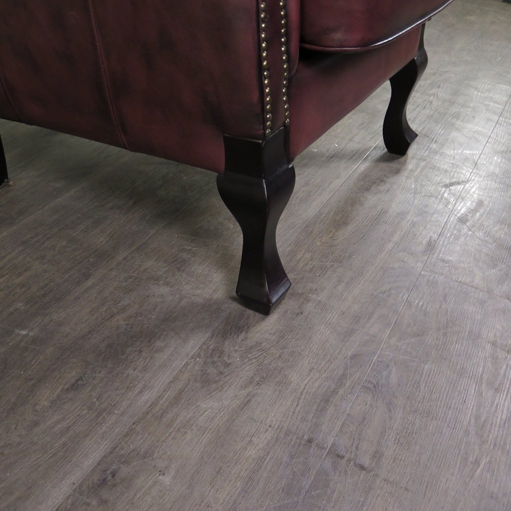 Chesterfield Sessel Rotbraun