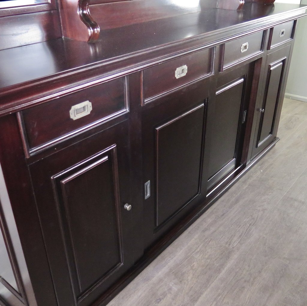 Hausbar Theke Mahagoni  2,35 m