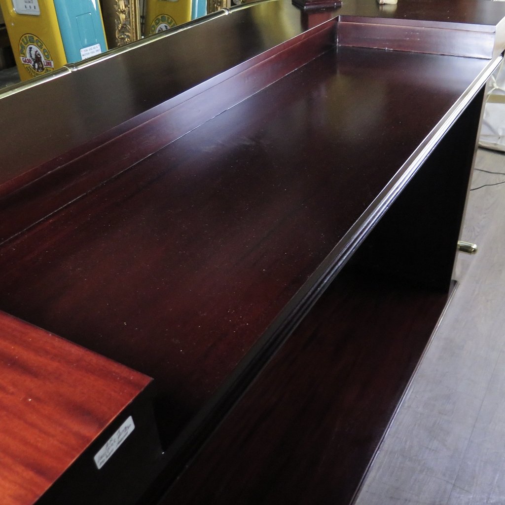 Hausbar Theke Mahagoni  2,35 m