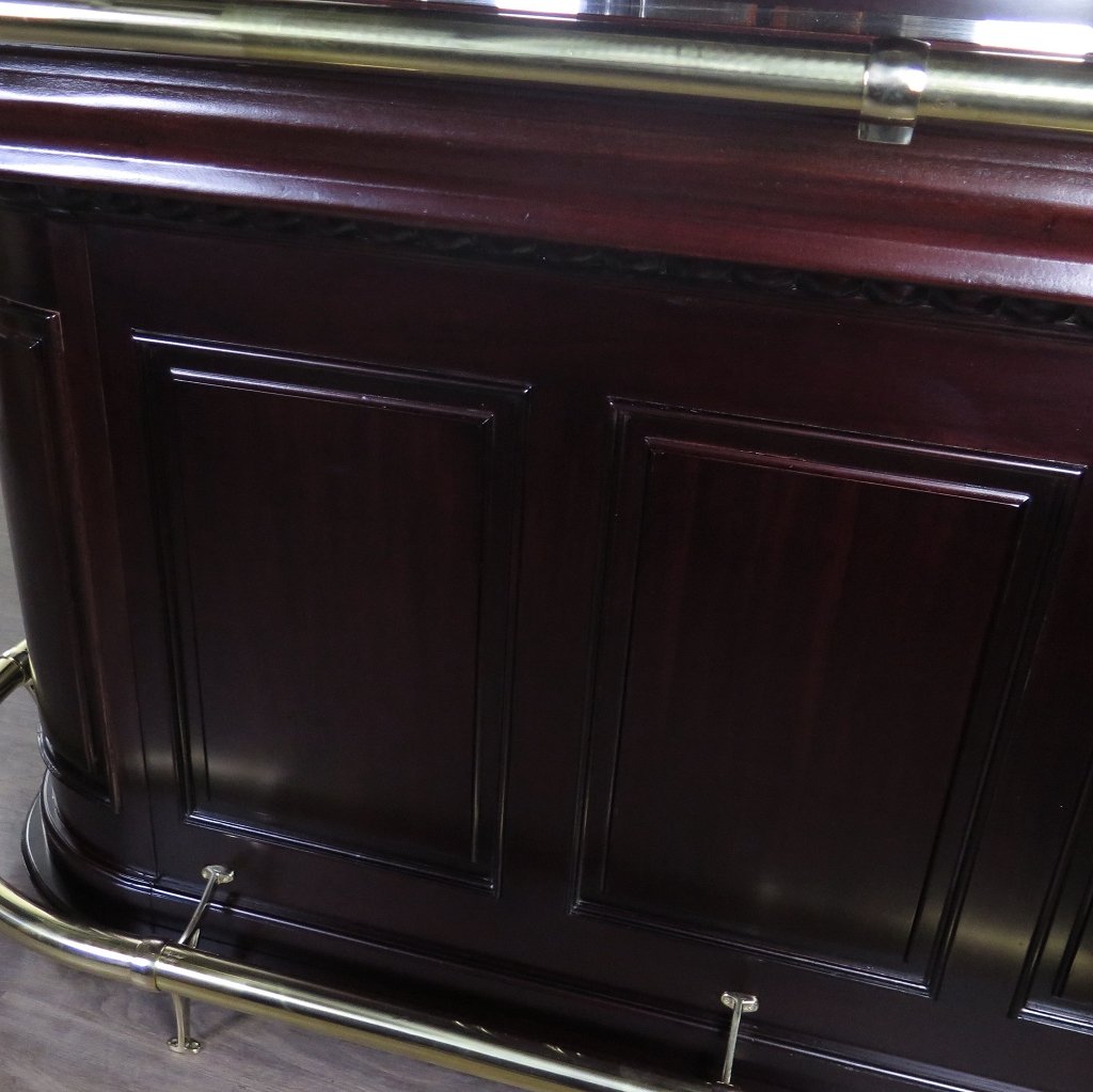 Hausbar Theke Mahagoni  2,35 m