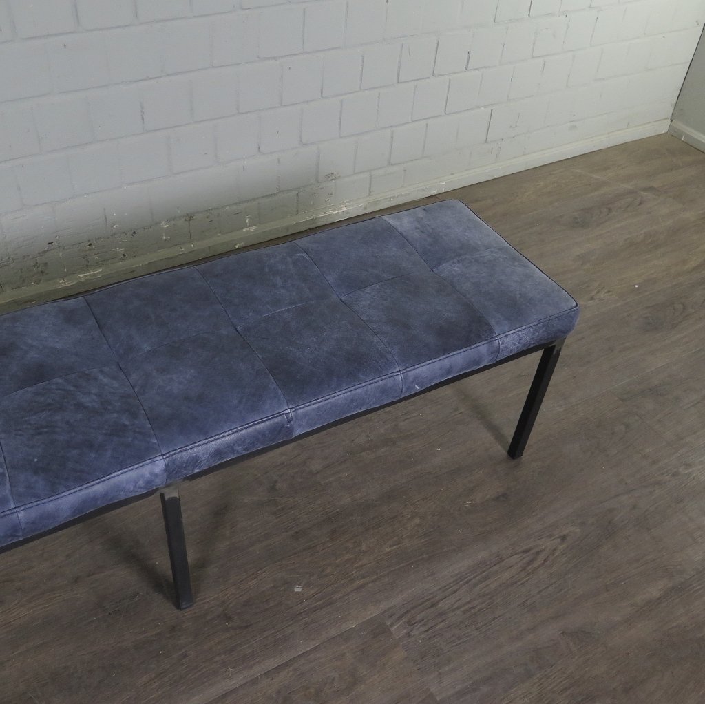 Bank Sitzbank Industrial Design Leder 1,60 m