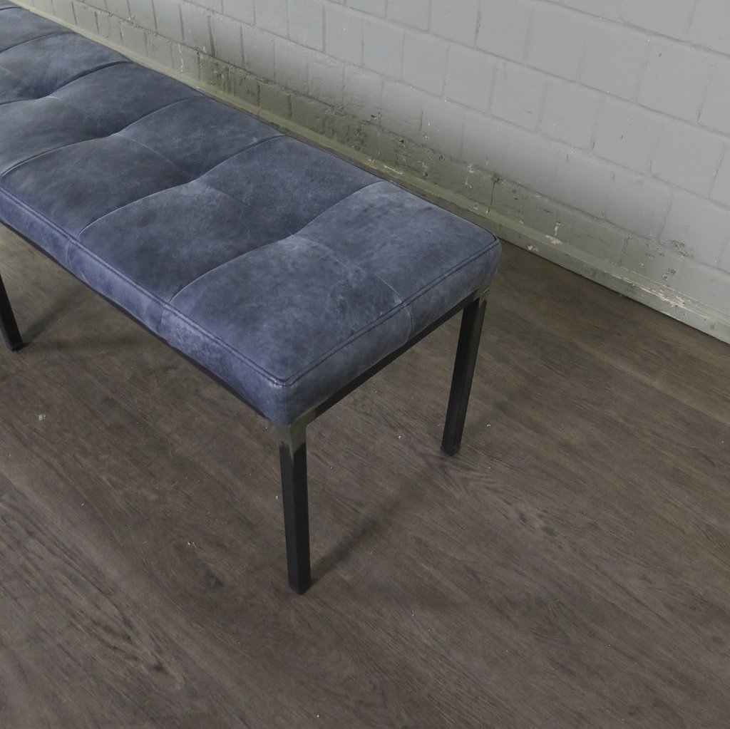 Bank Sitzbank Industrial Design Leder 1,60 m