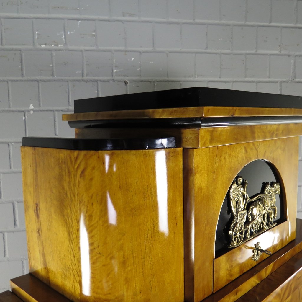 Blender Sekretär Biedermeier 1800 Birke
