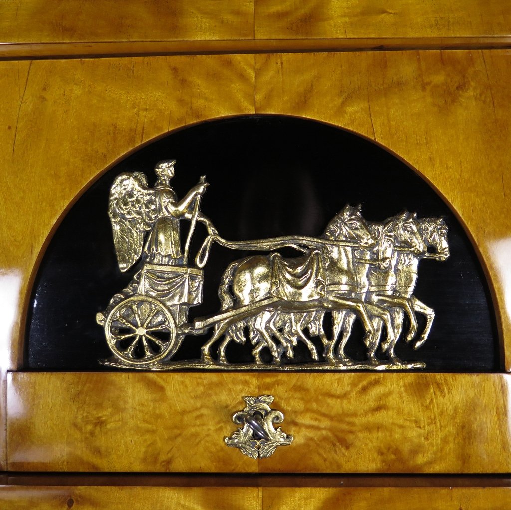 Blender Sekretär Biedermeier 1800 Birke