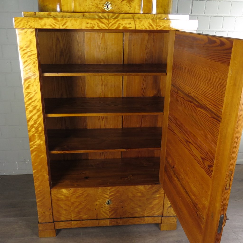 Blender Sekretär Biedermeier 1800 Birke