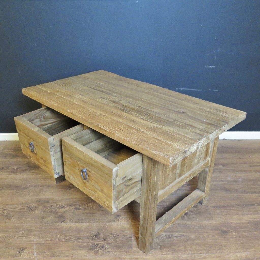 Beistelltisch Tisch Teakholz 0,96 m x 0,55 m