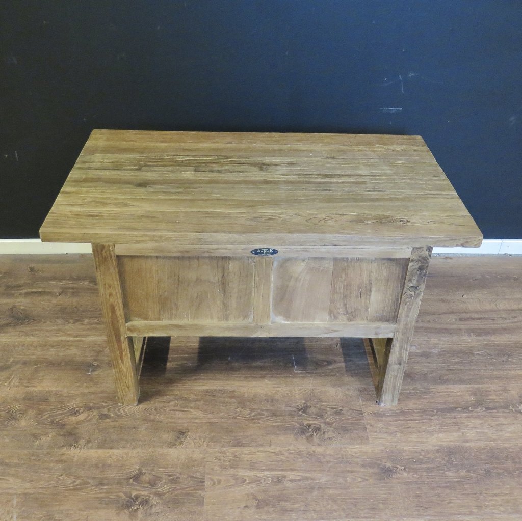 Beistelltisch Tisch Teakholz 0,96 m x 0,55 m