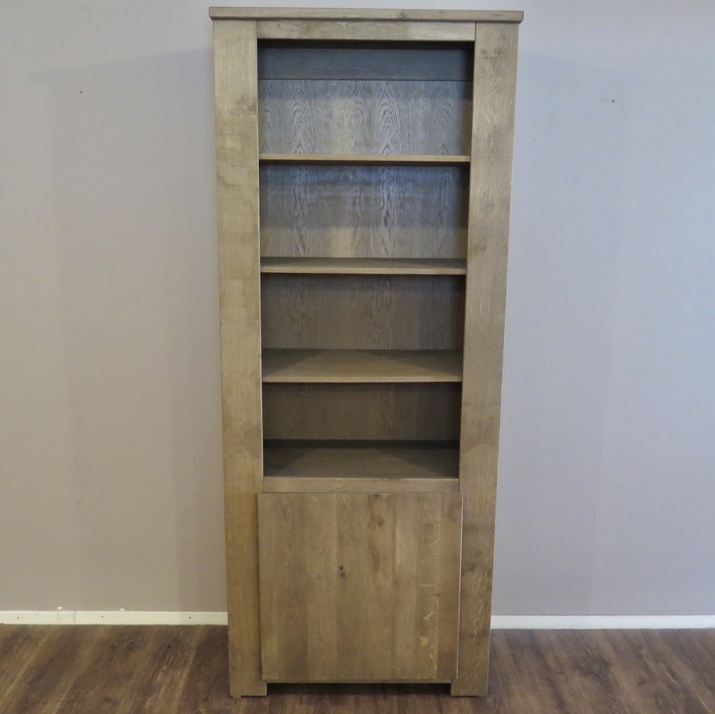 Vitrine Bücherschrank Eiche 0,88 m