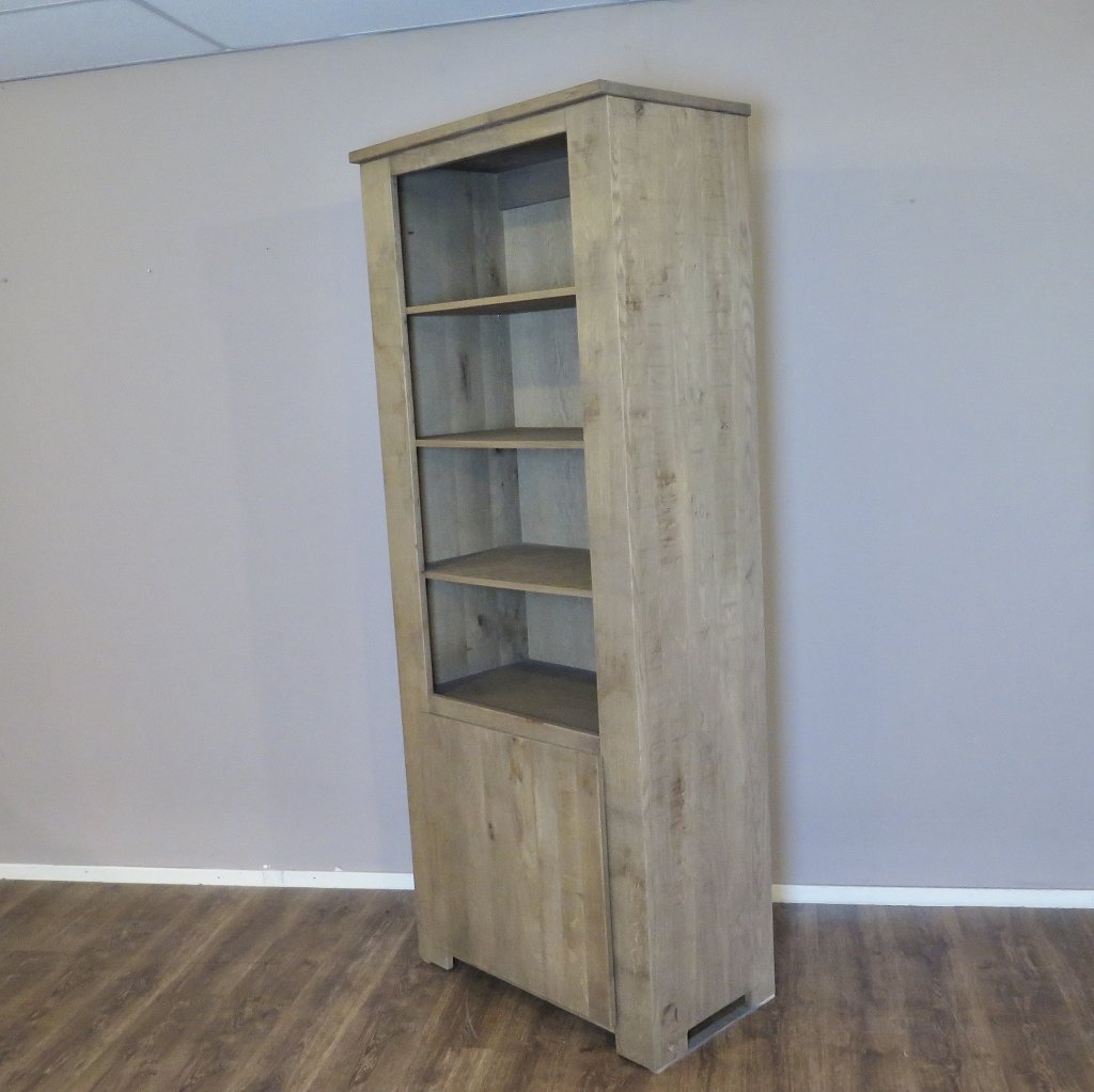 Vitrine Bücherschrank Eiche 0,88 m