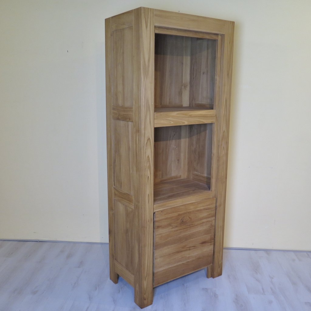 Schrank Bücherregal Teakholz 0,84 m