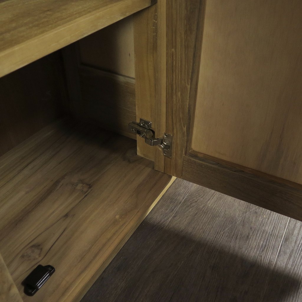Hausbar Theke Teakholz 2,33 m