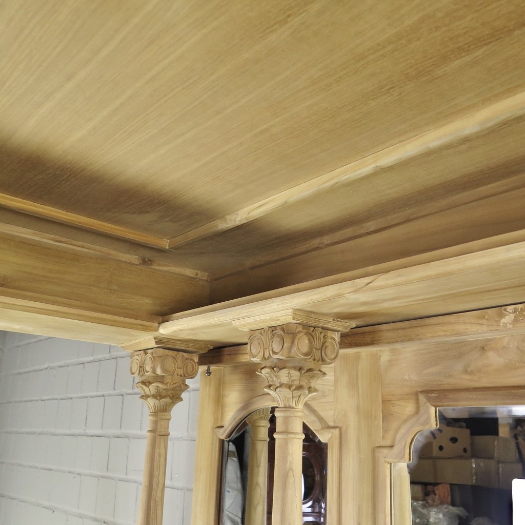 Hausbar Theke Teakholz 2,33 m