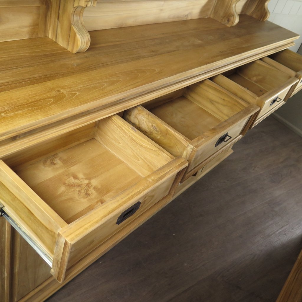 Hausbar Theke Teakholz 2,33 m