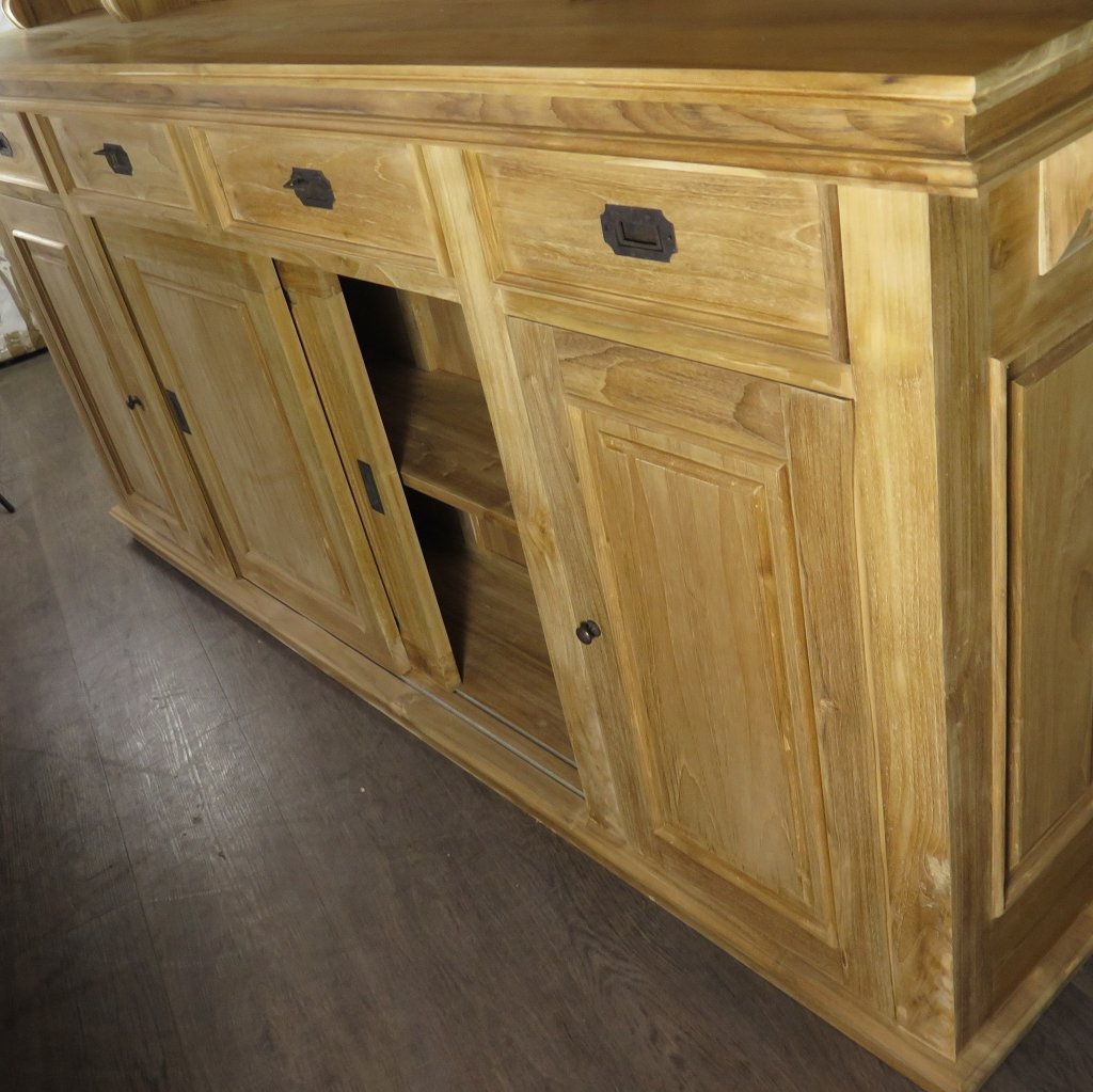 Hausbar Theke Teakholz 2,33 m