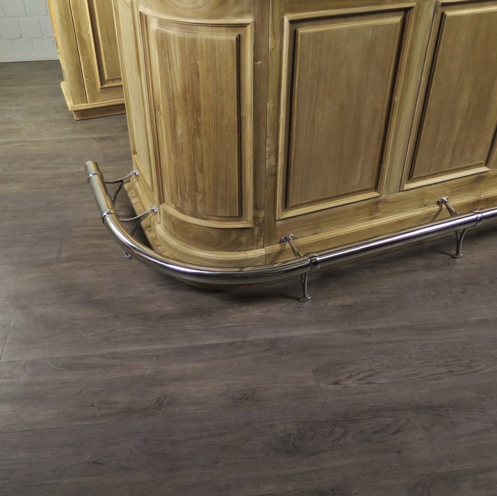 Hausbar Theke Teakholz 2,33 m
