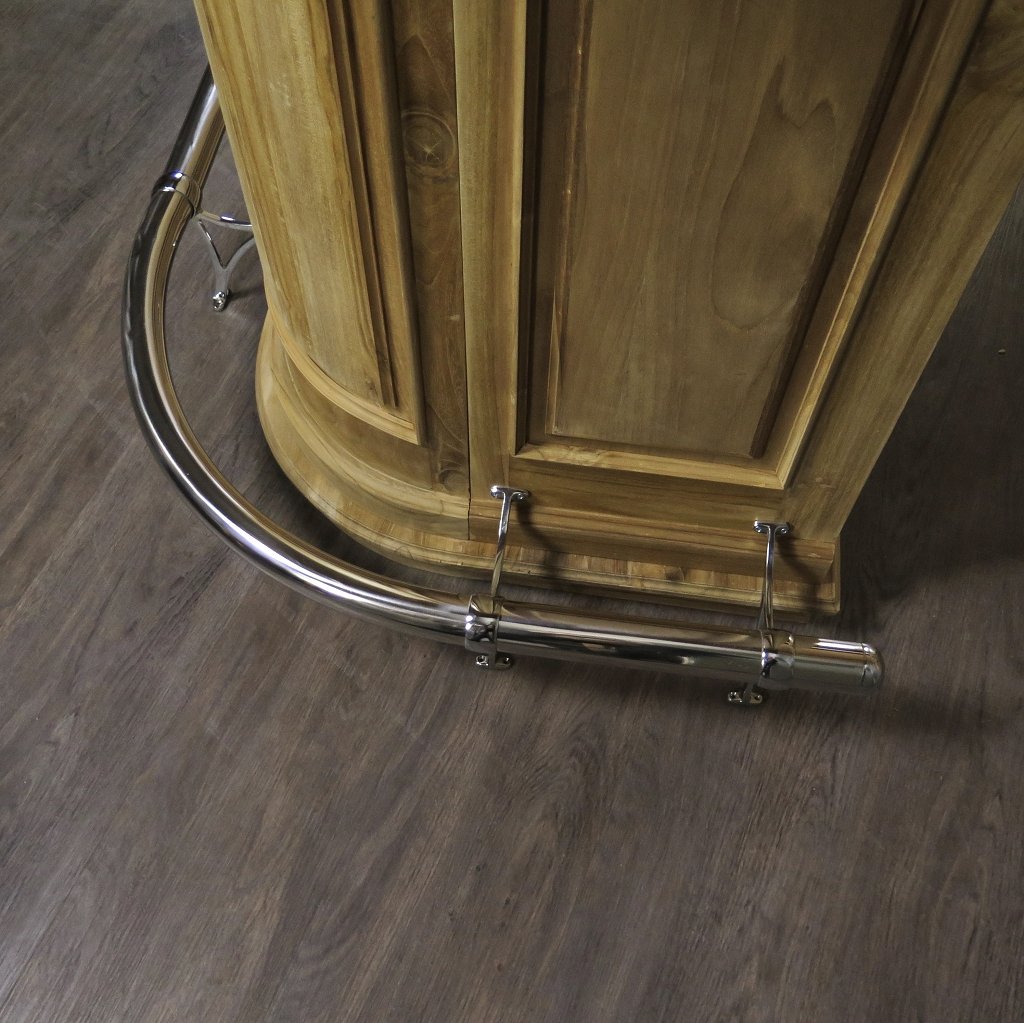 Hausbar Theke Teakholz 2,33 m