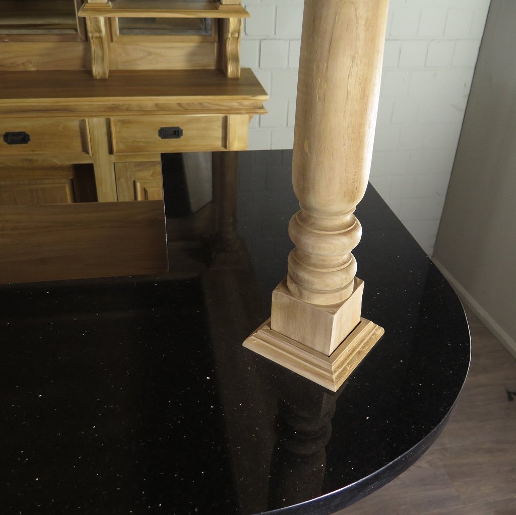 Hausbar Theke Teakholz 2,33 m