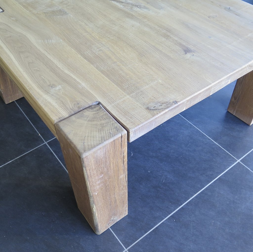 Couchtisch Wohnzimmertisch Eiche 1,00 m x 1,00 m