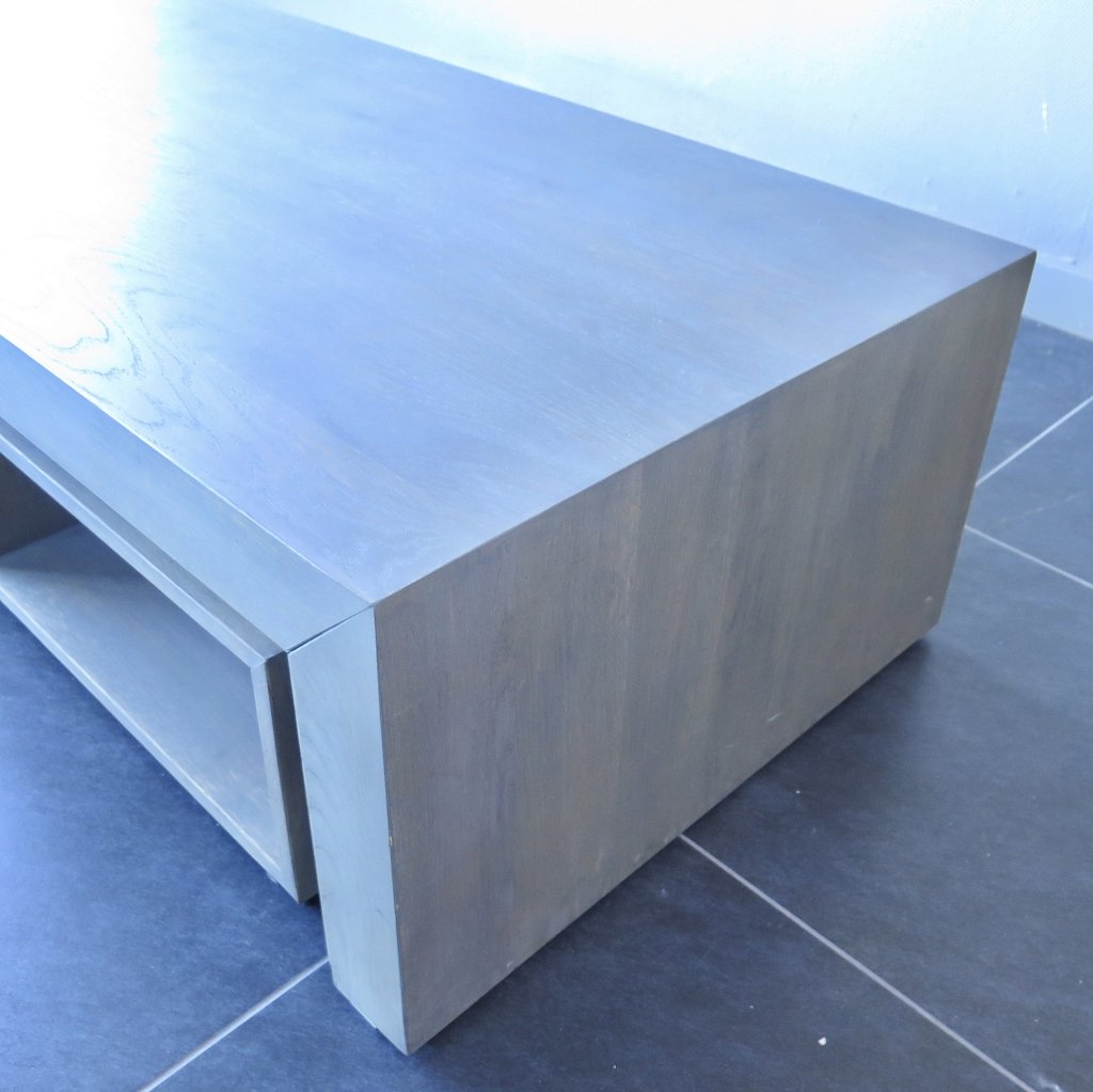 Couchtisch inkl. 2 ausziehbaren Tischen Eiche 1,40 m x 0,70 m