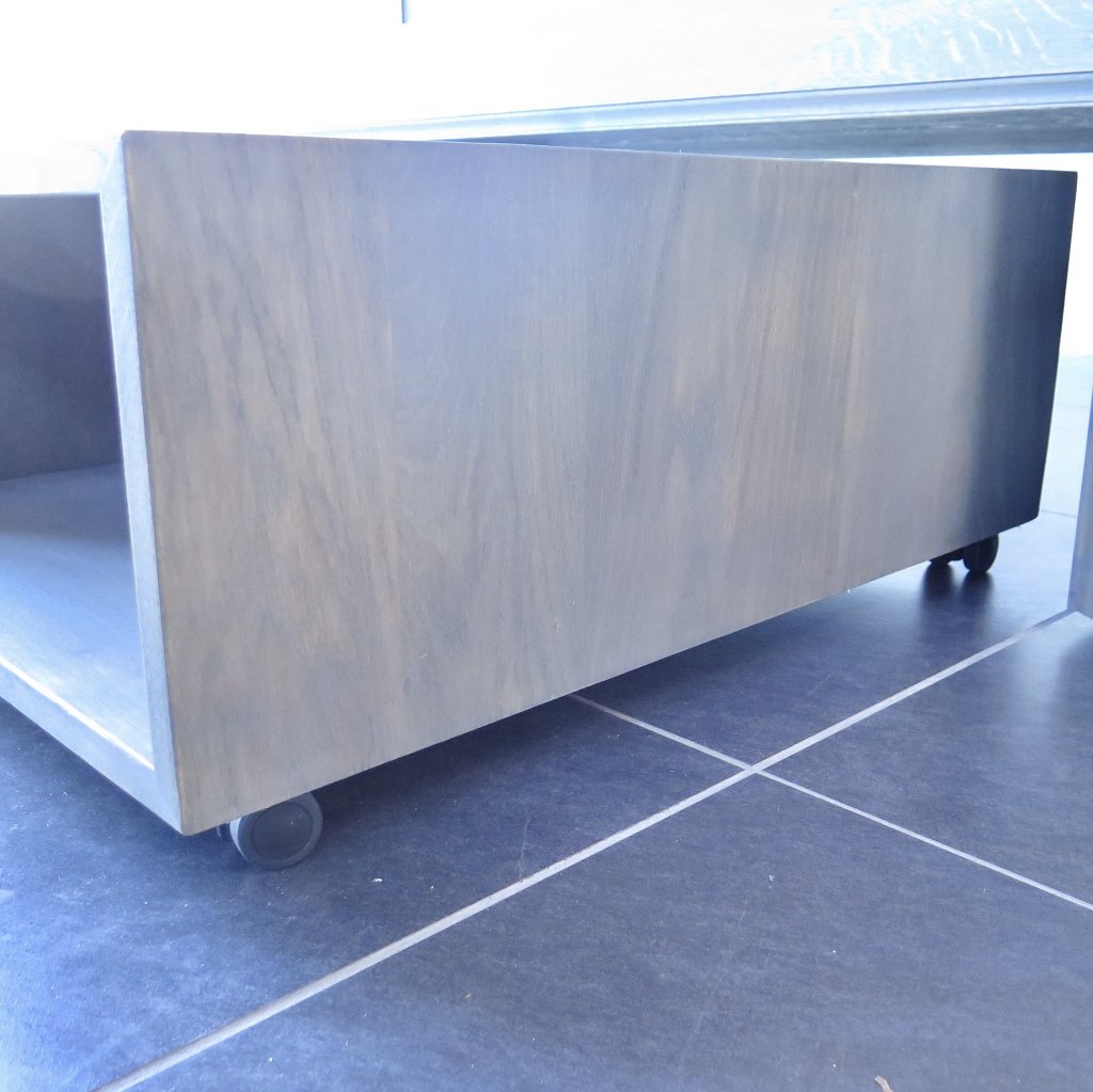 Couchtisch inkl. 2 ausziehbaren Tischen Eiche 1,40 m x 0,70 m