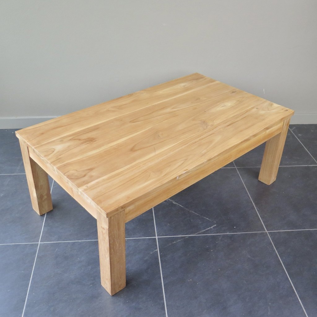 Couchtisch Wohnzimmertisch Teakholz 1,31 m x 0,76 m