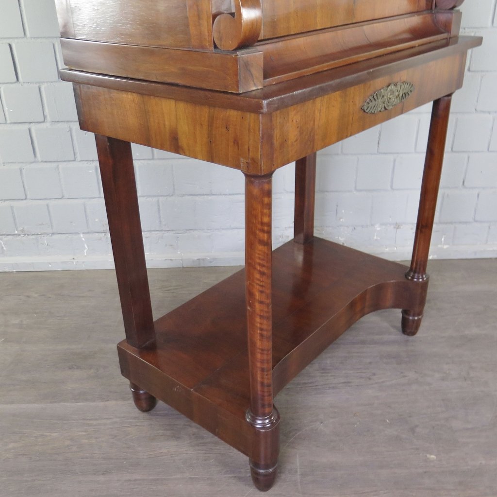 Vitrine Schaukasten Empire 1810 Mahagoni